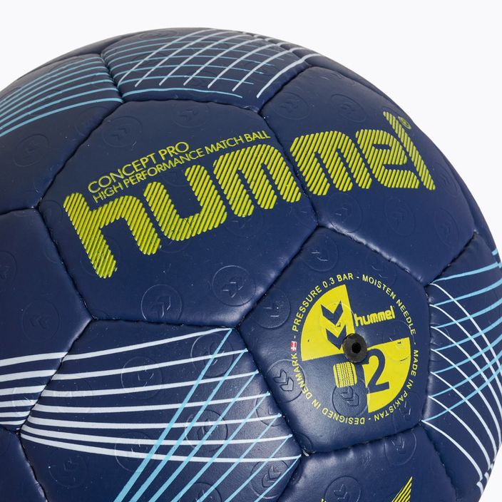 М'яч гандбольний Hummel Concept Pro HB морський/жовтий розмір 3 3