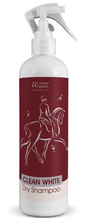 Сухий шампунь для коней зі світлою шерстю Over Horse Clean White 400 ml