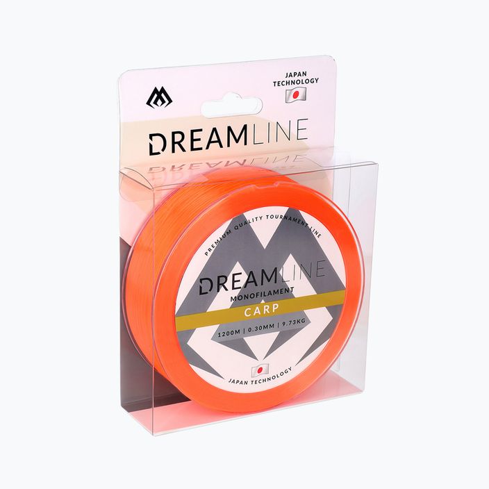 Волосінь коропова Mikado Dreamline Carp Fluo оранжева ZDL100-1200-030