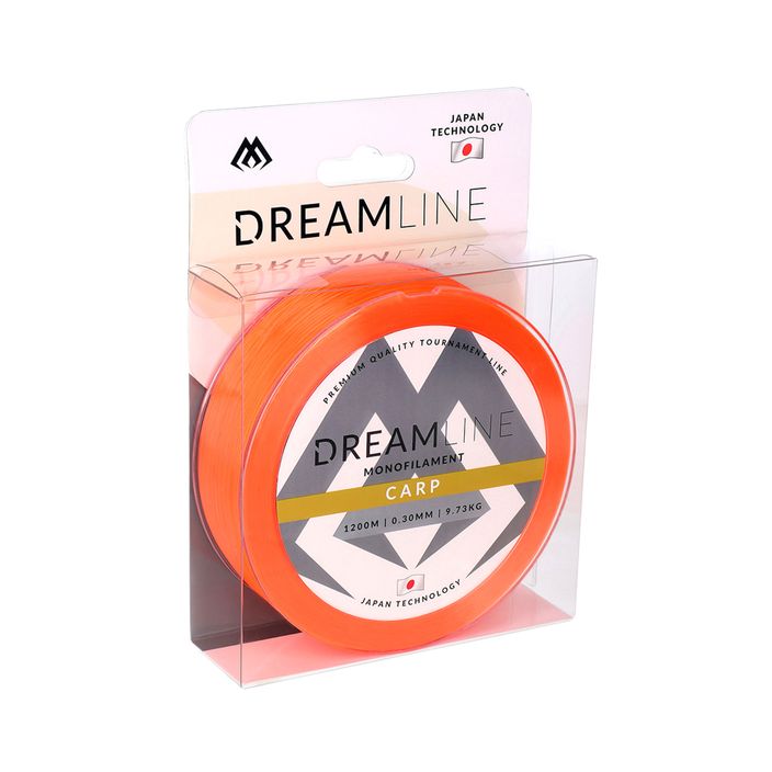 Волосінь коропова Mikado Dreamline Carp Fluo оранжева ZDL100-1200-030 2