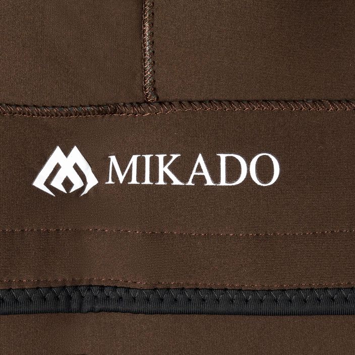 Вейдерси для риболовлі Mikado неопренові коричневі UMSN02 3