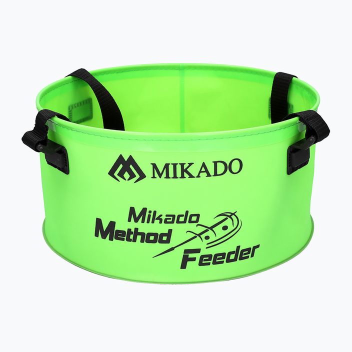 Відро для риболовлі Mikado Eva Method Feeder зелене UWI-MF-003