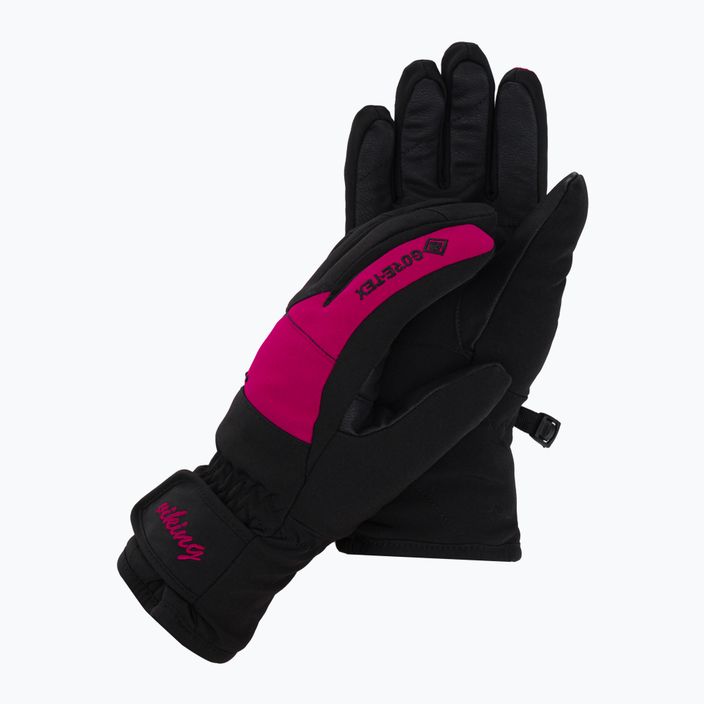 Рукавиці лижні жіночі  Viking Sherpa GTX Ski чорно-рожеві 150/22/9797/46