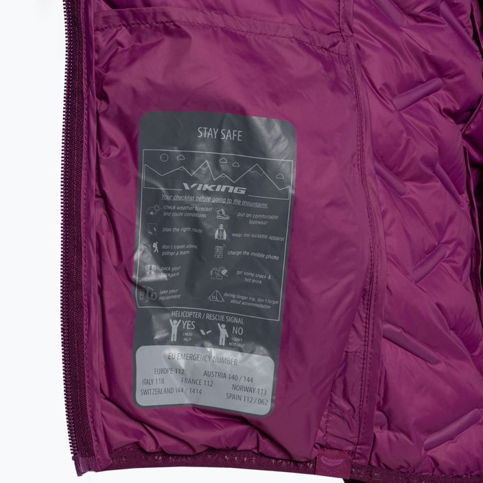 Куртка пухова Viking Aspen рожева 750/23/8818/46/XS 9