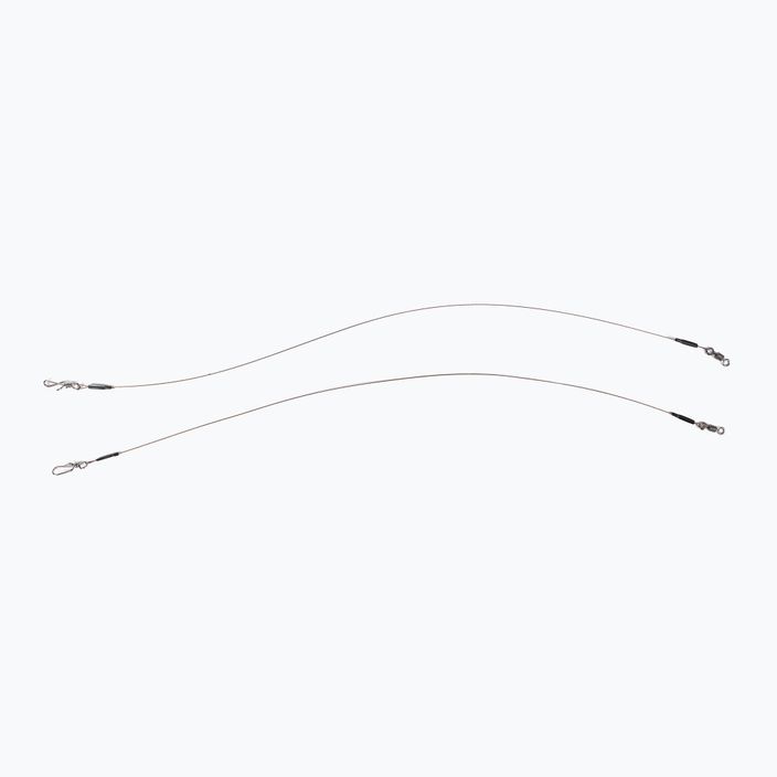 Поводок спінінговий DRAGON Wire Quick Lock 1x7 2 шт. сріблястий PDF-56-507-25 2