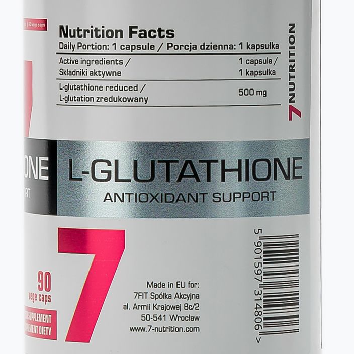 L-Glutathione 7Nutrition антиоксидант 90 капсул 7Nu000466 3