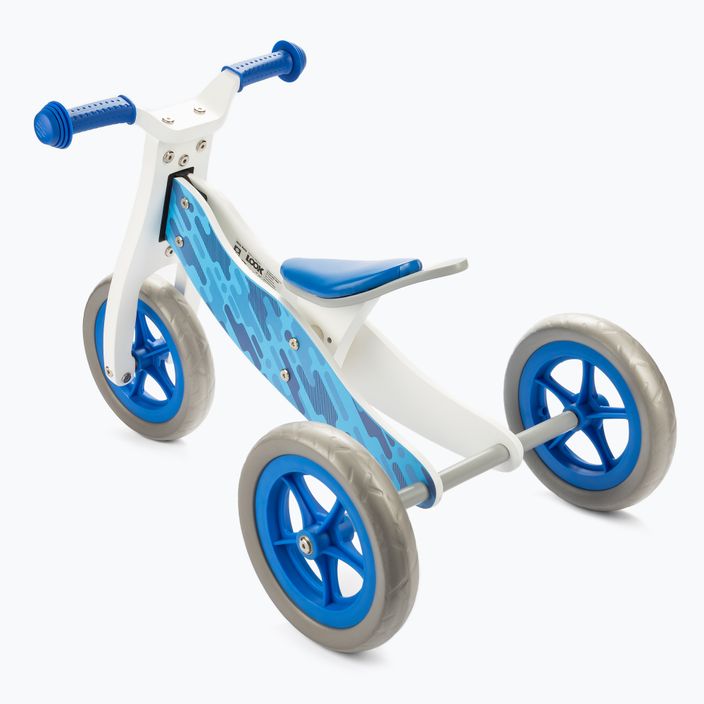 Велосипед біговий триколісний Milly Mally 2в1 Look синій 3147 3