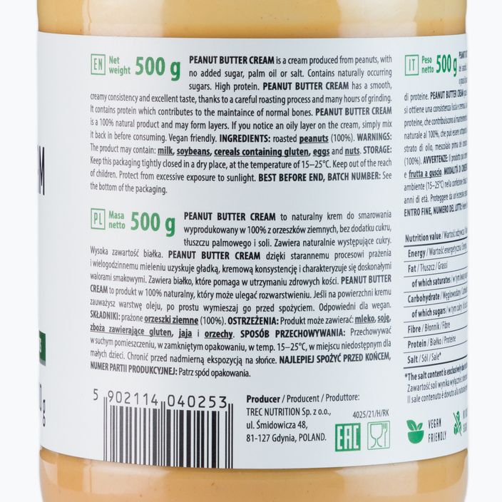 Арахісова паста Trec Better Food Peanut Butter Cream 500g TRE/926 2