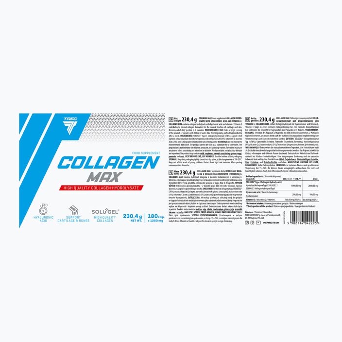 Колаген Trec Collagen Max 180 капсул 2