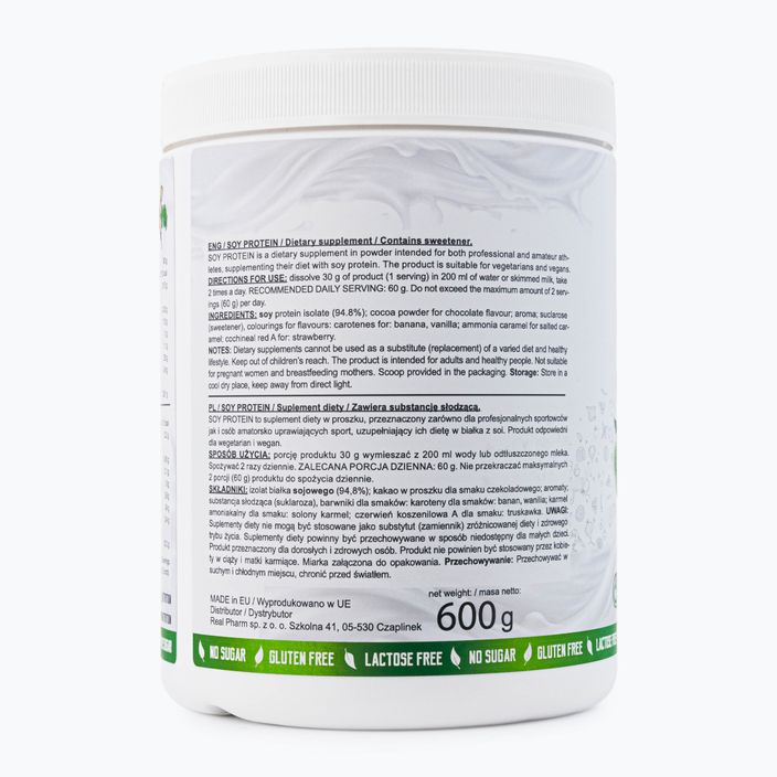 Соєвий білок Real Pharm Soy Protein 600g шоколад 715340 3