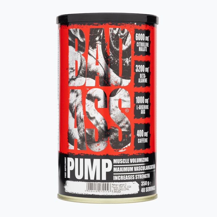 Предтреніровочний комплекс Fitness Authority Bad Ass Pump 350 г манго/лимон