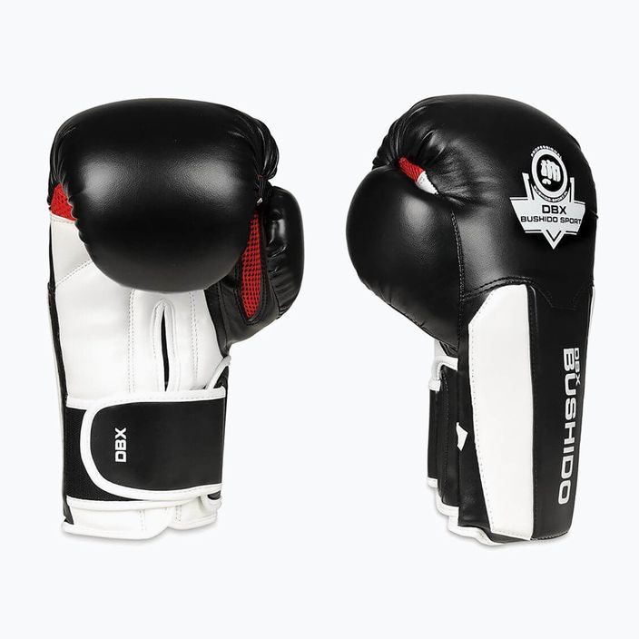 Боксерські рукавички BDX BUSHIDO B-3W чорні/білі 2