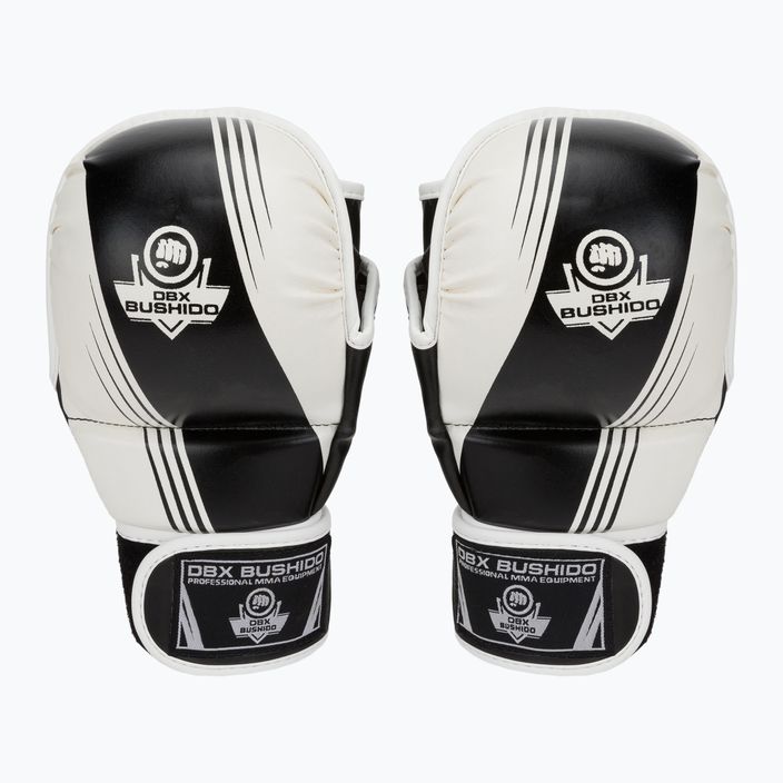 Спарингові рукавиці  Mma Krav Maga DBX BUSHIDO чорно-білі Arm-2011A-L/XL