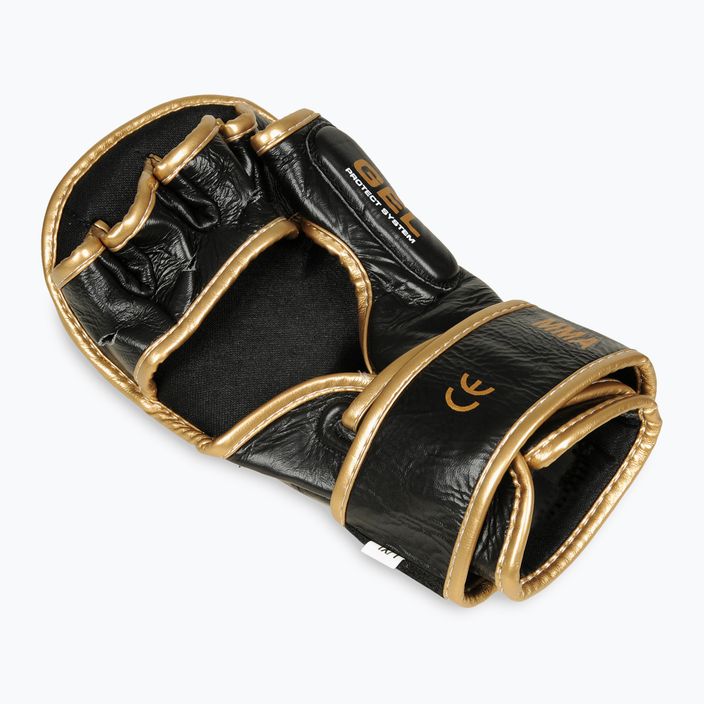 Спарингові рукавиці для тренувань MMA DBX BUSHIDO шкіряні чорні Arm-2011D-L 10