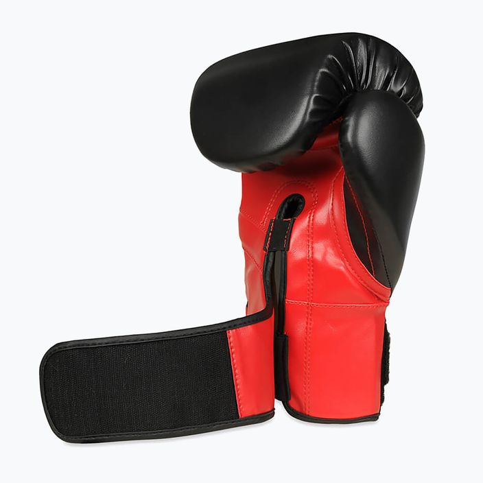 Боксерські рукавички для муай-тай DBX BUSHIDO "Hammer - Red" чорні/червоні 6