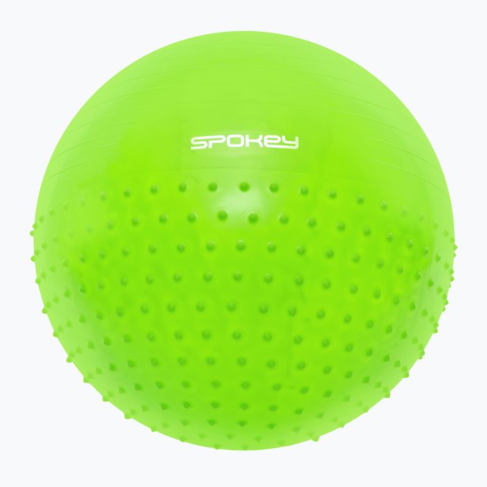 М'яч для гімнастики Spokey Halffit зелений 920939 65 см