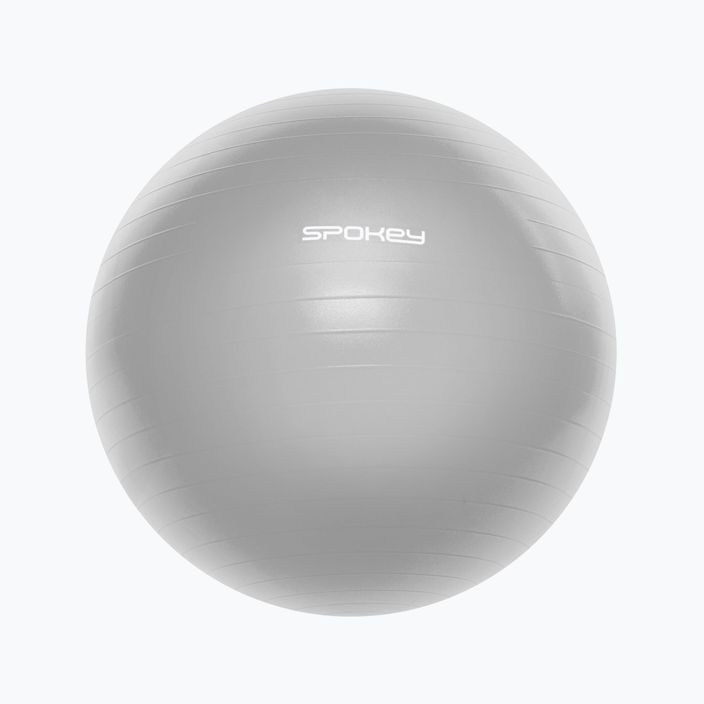 М'яч для гімнастики Spokey Fitball grey 929870