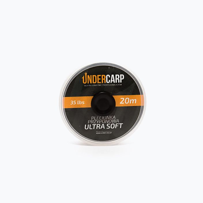 Плетена волосінь поплавкова коропова UnderCarp Ultra Soft зелена UC83 2