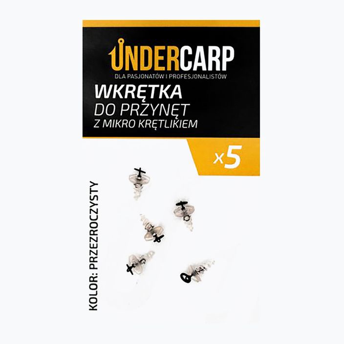 Гвинт для приманок з мікровертлюжком UnderCarp прозорий UC266