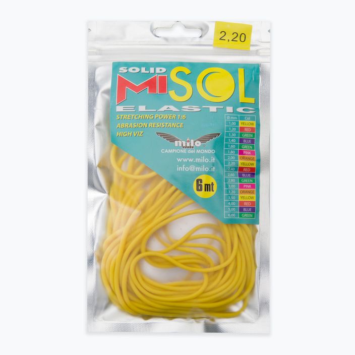 Амортизатор для вудилища Milo Elastico Misol Solid 6m жовтий 606VV0097 D39