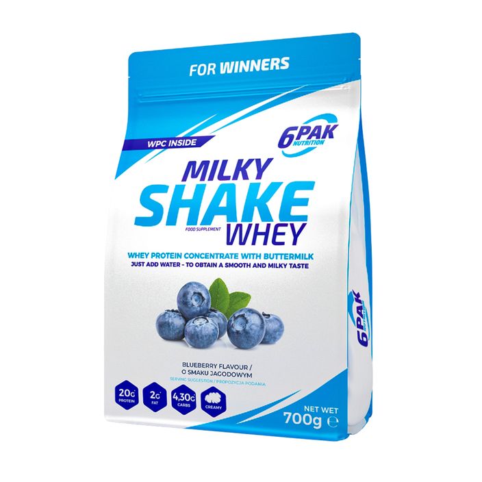 Whey 6PACK Milky Shake 700 g Blueberry 2