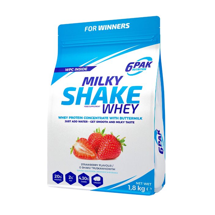 Whey 6PACK Milky Shake 1800 g Strawberry 2