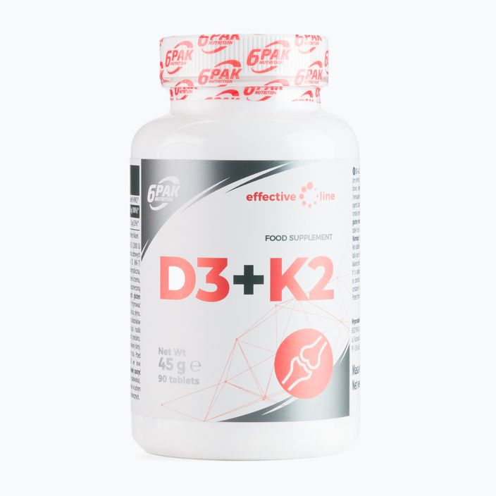 D3+K2 6PACK комплекс вітамінів 90 таблеток PAK/090