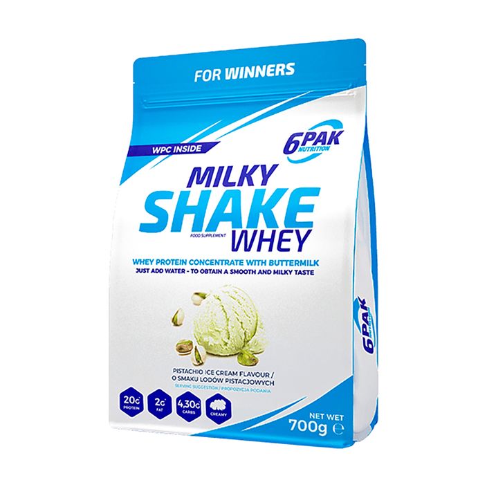 Whey 6PACK Milky Shake 700 g Pistachio Ice Cream 2