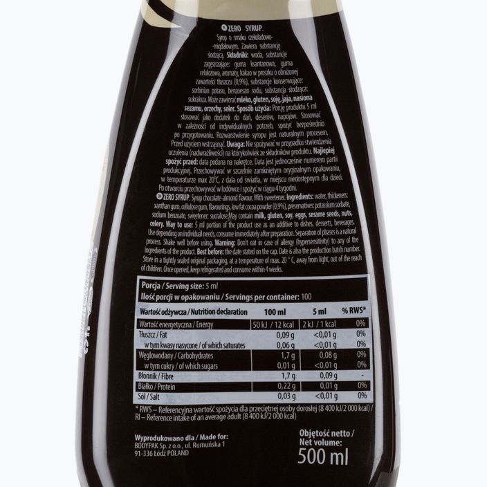 Соус 6PACK Syrup ZERO 500мл шоколад-мигдаль PAK/130 2