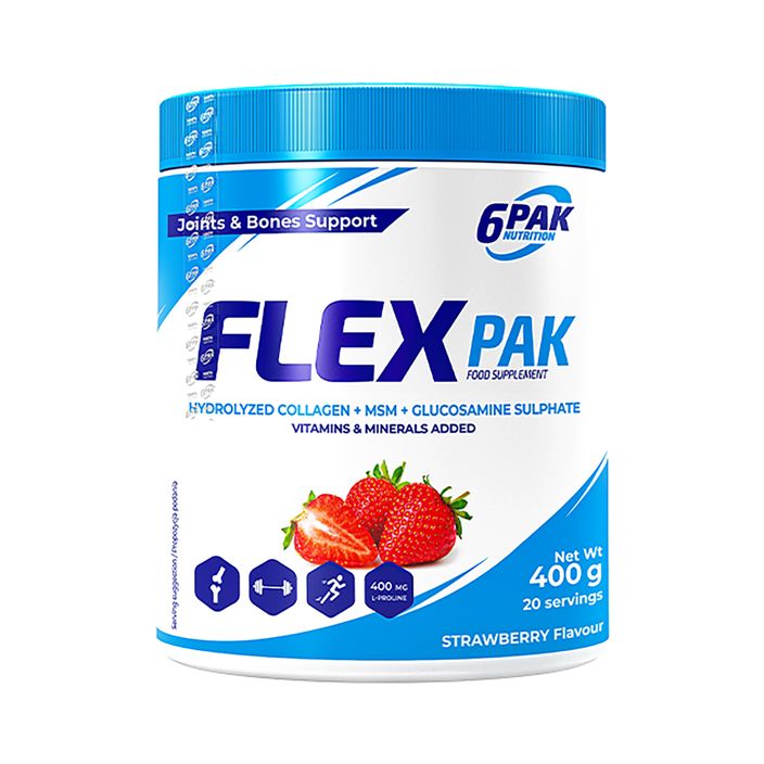 Дієтична добавка 6PACK Flex Pak 400 g Strawberry 2