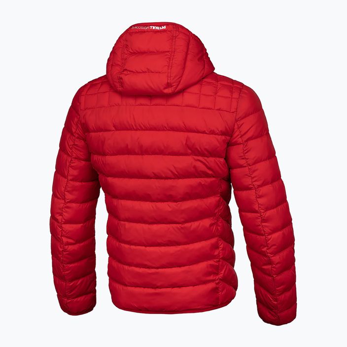 Куртка зимова чоловіча Pitbull West Coast Padded Hooded Seacoast red 4