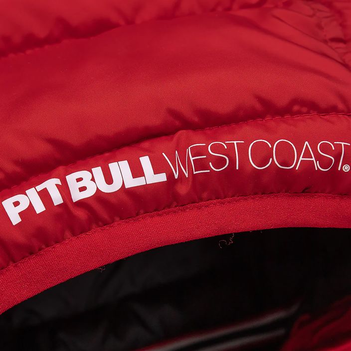 Куртка зимова чоловіча Pitbull West Coast Padded Hooded Seacoast red 7