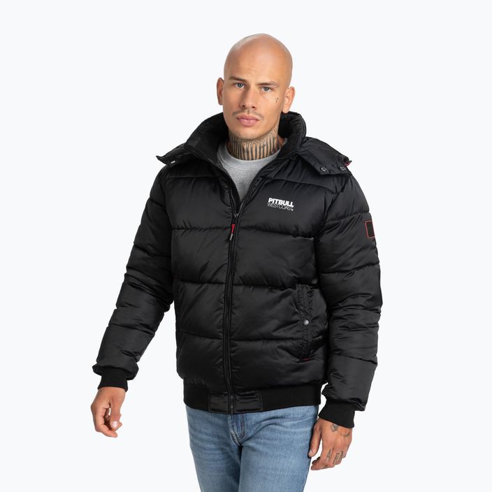 Куртка зимова чоловіча Pitbull West Coast Padded Hooded Walpen black