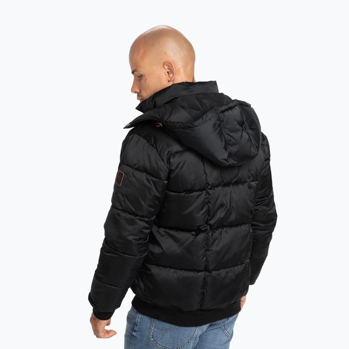 Куртка зимова чоловіча Pitbull West Coast Padded Hooded Walpen black 2