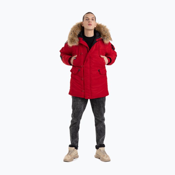 Куртка зимова чоловіча Pitbull West Coast Adler червона 529118450004 2