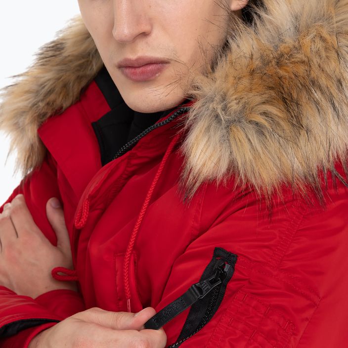 Куртка зимова чоловіча Pitbull West Coast Adler червона 529118450004 8