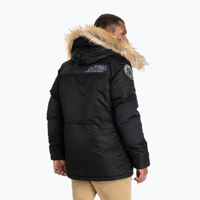 Куртка зимова чоловіча Pitbull West Coast Alder Fur Parka black 3