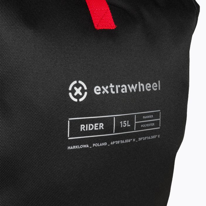 Сумка-багажник для велосипеда  Extrawheel Rider чорна E0114 5