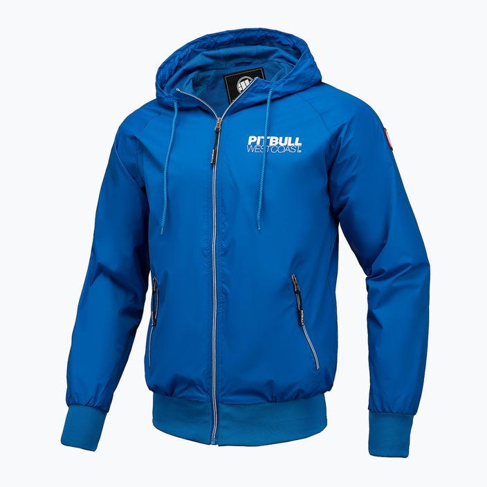 Чоловіча спортивна нейлонова куртка Pitbull West Coast з капюшоном королівського синього кольору 6
