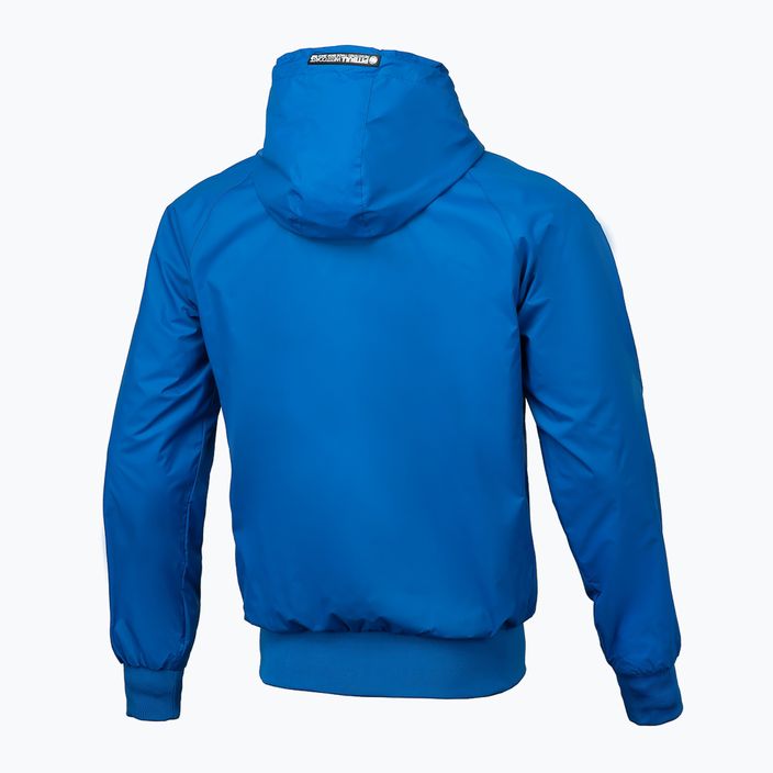 Чоловіча спортивна нейлонова куртка Pitbull West Coast з капюшоном королівського синього кольору 7