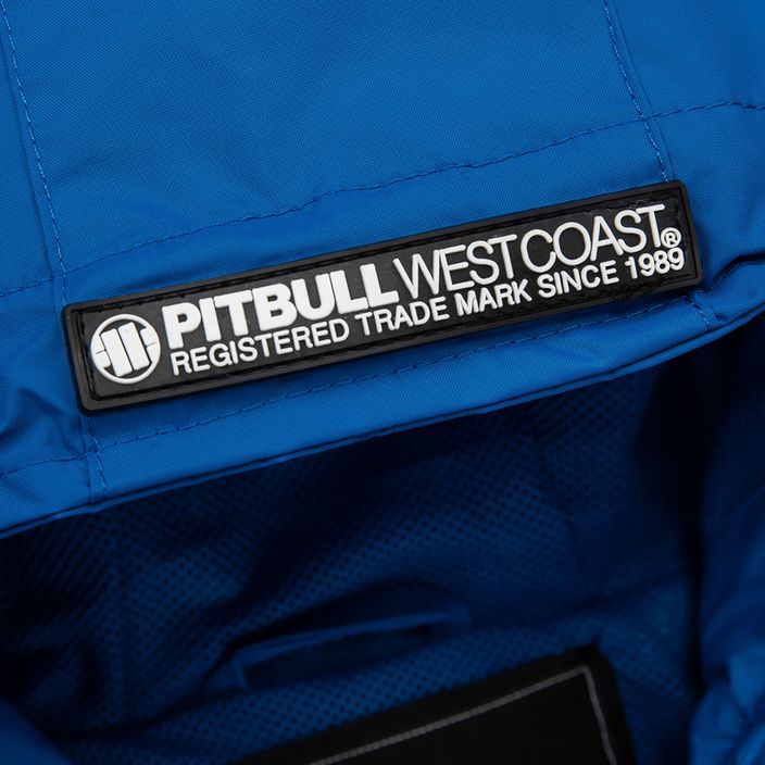 Чоловіча спортивна нейлонова куртка Pitbull West Coast з капюшоном королівського синього кольору 11