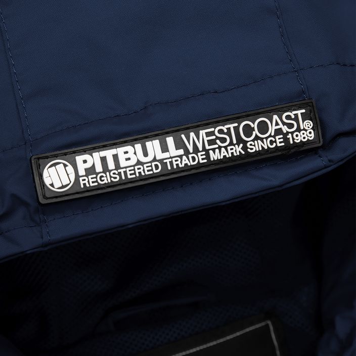 Чоловіча спортивна нейлонова куртка Pitbull West Coast з капюшоном темно-синього кольору 12