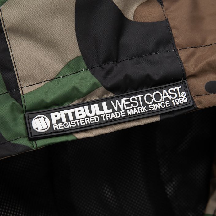 Чоловіча спортивна нейлонова лісова камуфляжна куртка Pitbull West Coast з капюшоном 12