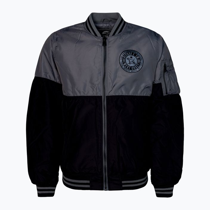 Куртка чоловіча Pitbull West Coast Caseman чорно-сіра 520102901503