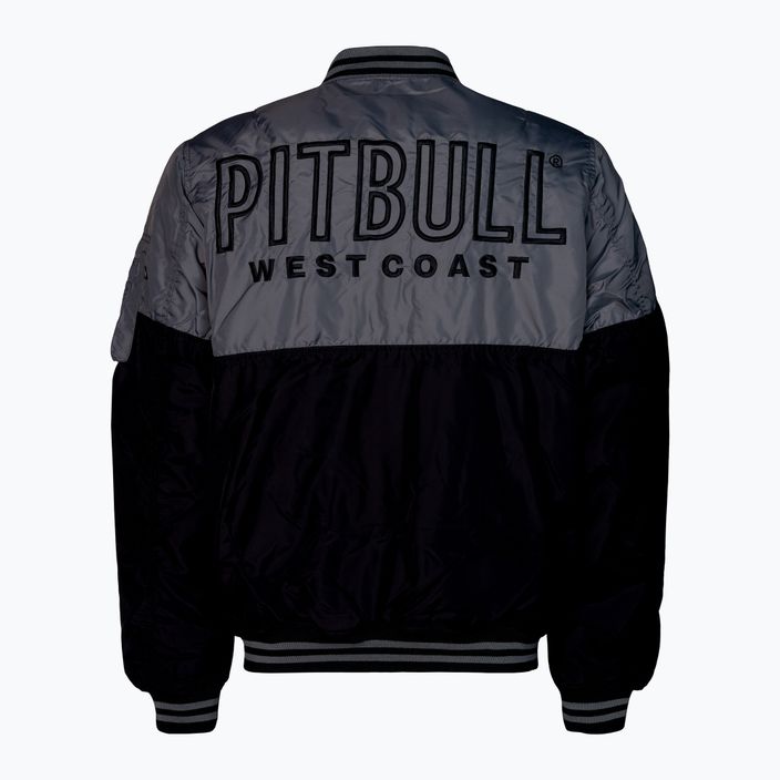 Куртка чоловіча Pitbull West Coast Caseman чорно-сіра 520102901503 2