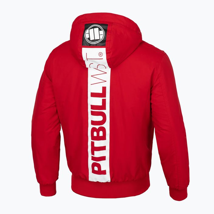 Куртка зимова чоловіча Pitbull West Coast Cabrillo Hooded red 4