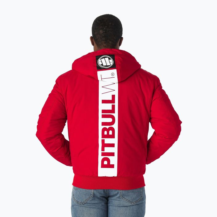 Куртка зимова чоловіча Pitbull West Coast Cabrillo Hooded red 2