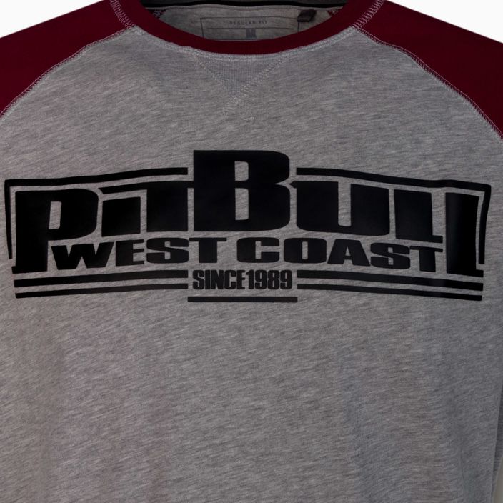 Футболка чоловіча Pitbull West Coast Boxing сіро-бордова 211042154605 3