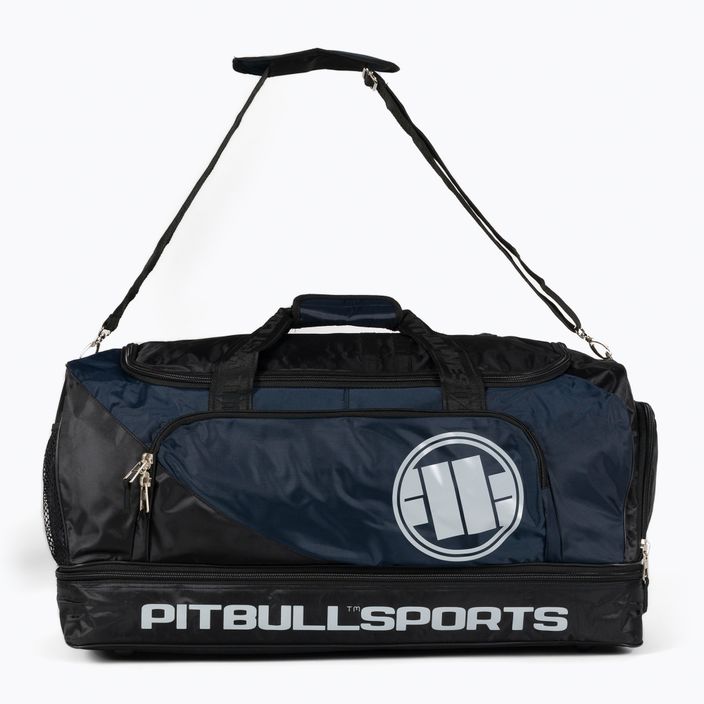 Сумка тренувальна Pitbull West Coast Big Sports Logo 100 l black/dark navy 2