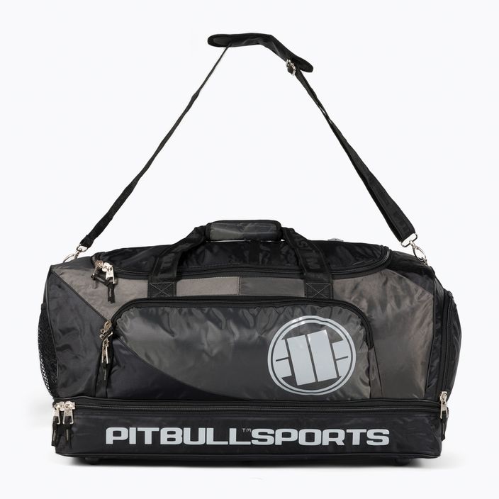Сумка тренувальна Pitbull West Coast Big Sports Logo 100 l black/grey 2